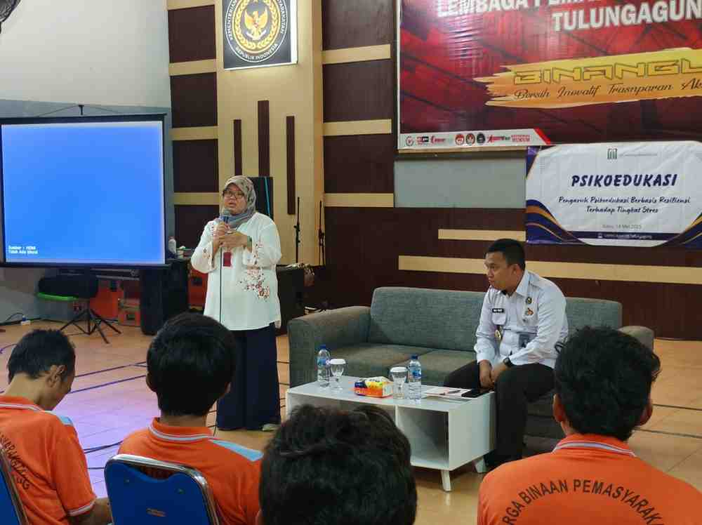 Lapas Tulungagung Gelar Seminar Psikologi : Strategi Resiliensi Untuk Mengatasi Stres Di Balik Jeruji