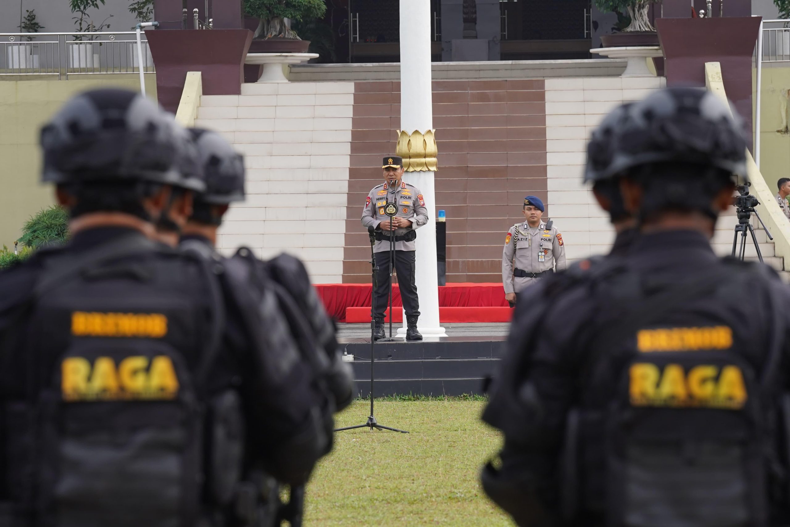 Polda Riau Launcing Program Tim Raga, Anti Geng dan Anarkisme