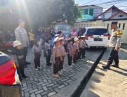 Polsek Ciampea Gelar Kegiatan Polisi Sahabat Anak Untuk TK Satu Atap Desa Cinangneng
