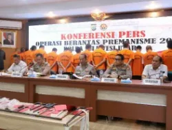 18 Hari Operasi Berantas Premanisme, Polda Sulut dan Jajaran Ungkap 189 Kasus dan Amankan 63 Tersangka