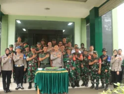 Kapolres Bogor Kunjungi Dandim 0621/Kab. Bogor Dalam Rangka HUT Ke-79 Kodam III/Siliwangi