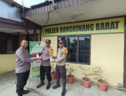 Sidokkes Polres Kampar Periksa Kesehatan Personel Polsek Bangkinang Barat, Berikan Edukasi Pola Hidup Sehat