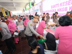 Polda Kalteng Inisiasi Gebyar Posyandu Presisi se-Kalteng, Sebagai Wujud Kebersamaan, Kepedulian dan Kemanfaatan Guna Menurunkan Stunting Dengan Cepat