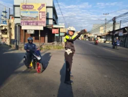 Polsek Ciampea Intensifkan Pengaturan Lalu Lintas untuk Cegah Kemacetan dan Kecelakaan