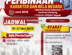 DARI DEPOK UNTUK INDONESIA! Pemkot Gelar Pelatihan Bela Negara bagi Pelajar