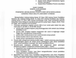 Mulai Hari Ini, Pelajar Jabar Dilarang Keluar Malam Kecuali Untuk 5 Kondisi Ini