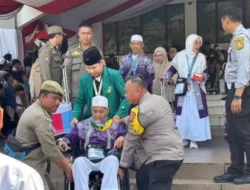Pengamanan Kegiatan Pemberangkatan Jemaah Haji Kabupaten Bogor Musim Haji 1446 H / 2025 M Berjalan Aman dan Kondusif