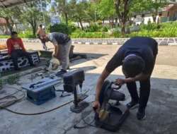 Lapas Kelas IIA Purwokerto Laksanakan Kegiatan Kontrol dan Perawatan Sarana Kerja Bimker Lapas Kelas IIA Purwokerto