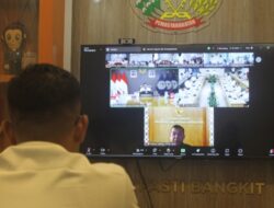 Melalui Zoom, Rutan Bangil Ikuti Anev Kinerja Bersama Menteri Imipas