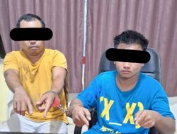 Tim Mata Elang Satresnarkoba Polres Kuansing Bekuk Dua Pengedar Narkoba di Singingi Hilir