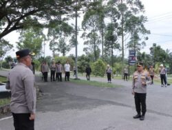 Kapolda Riau Kunjungi Polres Rohil, Beri Arahan, Letakkan Batu Pertama Gedung Pelayanan Publik dan Tanam Pohon