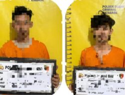 2 Pelaku Curat di Alfamart Jalan Cut Nyak Dien Berhasil Ditangkap Polsek Dumai Barat