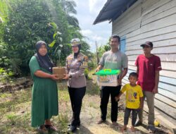 Satlantas Polres Kampar Tebar Kebaikan di Jumat Berbagi, Wujudkan Polri yang Humanis di Bumi Serambi Mekkah