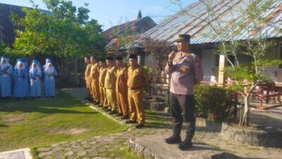 Kapolsek Tambang Lantik Pengurus PKS SMPN 7, Sosialisasikan Bahaya Narkoba untuk Generasi Muda