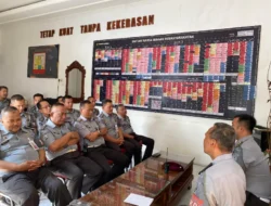 Kepala Kesatuan Pengamanan Rutan Surakarta Gelar Penguatan Bagi Jajaran Pengamanan