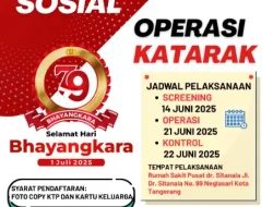 Catat 21 Juni 2025, Polrestro Tangerang Kota Gelar Operasi Katarak Gratis, Begini Caranya?