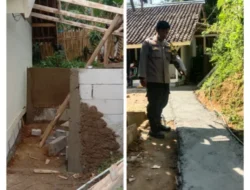 Bripka Luthfi, Bhabinkamtibmas Desa Karangjaya Sisihkan Gaji Untuk Bangun Madrasah, Jaling dan MCK