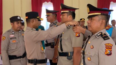 Kapolres Kampar Pimpin Sertijab Kapolsek Tapung Hulu dan Kapolsek Bangkinang Barat