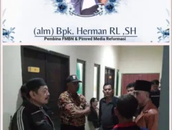 Berita Duka: Pimpinan Redaksi SKU Media Reformasi Dan Pembina FMBN Tutup Usia 61 Th Karena Sakit