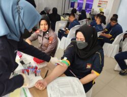 Rikkes Berkala Bersama Biddokkes Polda Riau, Polres Kampar Jaga Kesehatan Personel Jelang Hari Bhayangkara ke-79