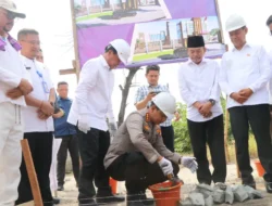 Polsek Sepatan Segera Miliki Gedung Baru, Kapolres dan Bupati Tangerang Lakukan Peletakan Batu Pertama
