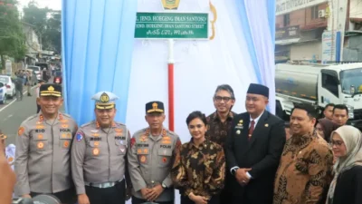 Kapolres Bogor Dampingi Kapolda Jabar Resmikan Pos Hoegeng Gadog dan Jalan Jenderal Polisi (Purn) Hoegeng Imam Santoso