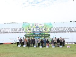 Peringati Hari Lingkungan Hidup Sedunia, Polda Riau Gelar Upacara di Desa Tanjung Belit Kampar