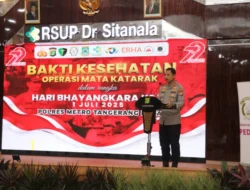 Peringati Hari Bhayangkara ke-79, Polres Metro Tangerang Kota Selenggarakan Bakti Kesehatan Operasi Mata Katarak Gratis Buat Masyarakat