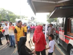 Polres Metro Tangerang Kota Bersama Pemkot Tangerang Gelar Car Free Day dan Pelayanan Terpadu di Tugu Adipura