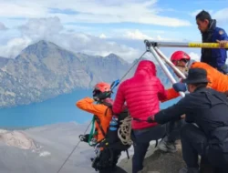 Tim SAR Gabungan Hadapi Medan Ekstrem dalam Misi Penyelamatan Pendaki Asal Brasil di Rinjani