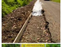 Warga Ucapkan Ucapkan Terima Kasih Kepada DPU Kab. Sukabumi Melalui Pelaksana CV . Berkah Kontruksi Atas Pembangunan Bahu Jalan Ruas Pasirsuren-Limisnunggal