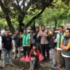 Kapolsek Dramaga Kelokasi Langsung Laksanakan Program Jumat Curhat Dengarkan Aduan Keluh Kesah Tukang Ojek Pangkalan