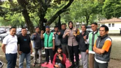 Kapolsek Dramaga Kelokasi Langsung Laksanakan Program Jumat Curhat Dengarkan Aduan Keluh Kesah Tukang Ojek Pangkalan