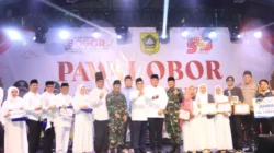 Kapolres Bogor Bersama Forkopimda Meriahkan Pawai Obor 1 Muharam di Stadion Pakansari