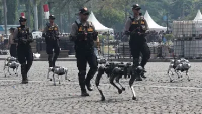 Robot Humanoid dan K9: Mimpi Inovasi Teknologi Polri dalam Syukuran Hari Bhayangkara ke-79