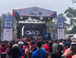 30 Ribu Pelari Tumpah Ruah Di Jakarta, Brimob Polda Metro Jaya Kawal Ketat BTN Jakarta International Marathon 2025