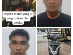 Polsek Tangerang Bekuk Dua Residivis Curanmor, Barang Bukti Diamankan