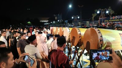 Polresta Pekanbaru Laksanakan Pengamanan Pawai Obor Malam Takbir Idul Adha 1446 H