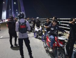 Cegah Gank dan Anarkisme, Tim Raga Polresta Pekanbaru Gencarkan Patroli Malam 