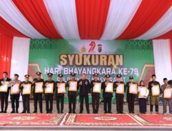 Syukuran Hari Bhayangkara ke-79, Momentum Kebersamaan dan Sinergitas di Lapangan Siak Bermadah