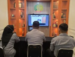 Konsolidasi Teknis, Rutan Bangil Ikuti Zoom Arahan Dirjen Pemasyarakatan