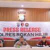 Amankan 5 Tersangka, Polres Rohil Komitmen Tindak Perambah Hutan dan Pelaku Karhutla
