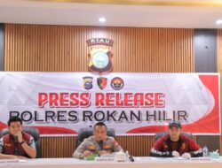 Amankan 5 Tersangka, Polres Rohil Komitmen Tindak Perambah Hutan dan Pelaku Karhutla