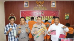 Polsek Batuceper Ungkap Kasus Curanmor, Empat Pelaku Residivis Dibekuk