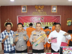 Polsek Batuceper Ungkap Kasus Curanmor, Empat Pelaku Residivis Dibekuk