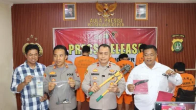 Polsek Batuceper Ungkap Kasus Curanmor, Empat Pelaku Residivis Dibekuk
