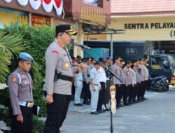 Polresta Pekanbaru Melaksanakan Apel Gelar Pasukan Operasi Patuh LK 2025