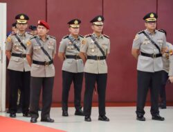 Polda Riau Gelar Sertijab 4 Kapolres