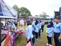 Jelang Peringatan Ke-78 Hari Bakti TNI AU, Lanud Sultan Hasanuddin Gelar Bazar dan Pasar Murah
