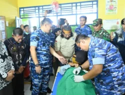 Ratusan Anak Turut Serta Dalam Sunatan Massal Yang Digelar Lanud Sultan Hasanuddin di Tompobulu